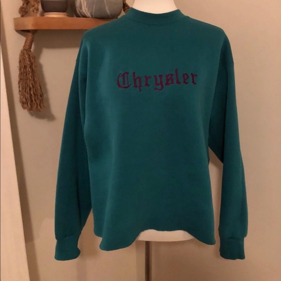Vintage Chrysler Crewneck Hoodie - Picture 2 of 4
